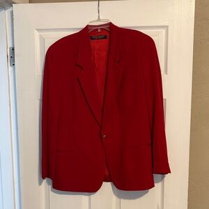 Brooks Brothers Vibrant Red Blazer